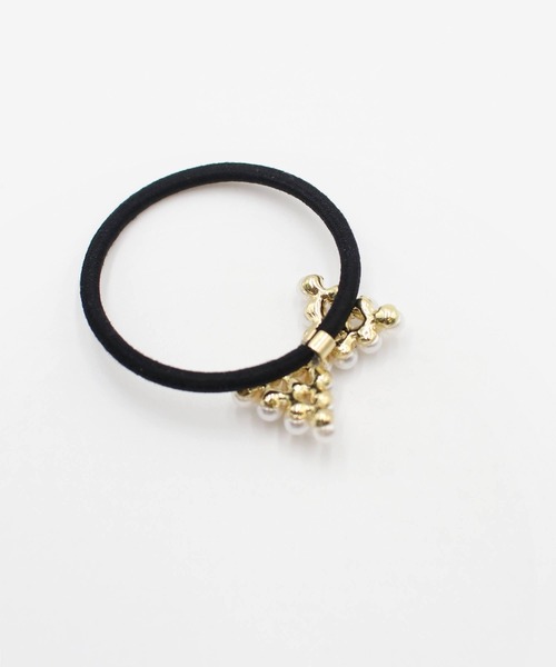 Rora（ローラ）の「ショパン パールリボン ヘアゴム(2type) フォーマル カジュアル キラキラ 【ママとお揃い】（ヘアゴム・キッズ・A/B・FREE）」の4枚目の写真