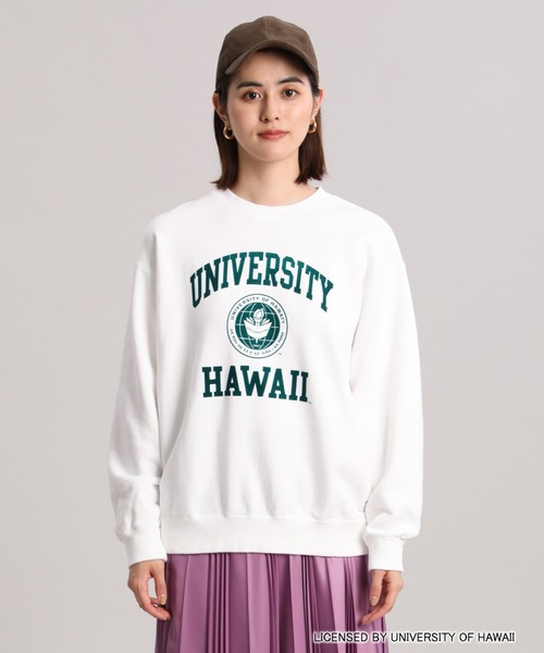 Maison de Beige（メゾンドベージュ）の「《Maison de Beige》大人可愛いカレッジロゴスエット《GOOD ROCK SPEED》（スウェット・レディース・ホワイト/グレー・9号）」の5枚目の写真