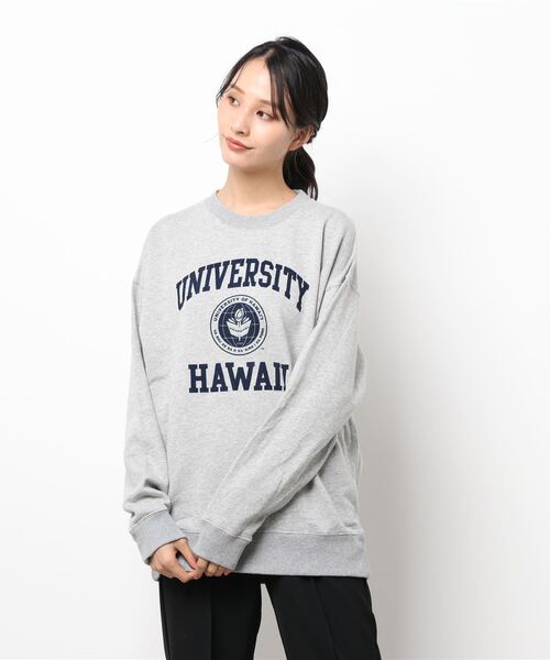 Maison de Beige（メゾンドベージュ）の「《Maison de Beige》大人可愛いカレッジロゴスエット《GOOD ROCK SPEED》（スウェット・レディース・ホワイト/グレー・9号）」の6枚目の写真