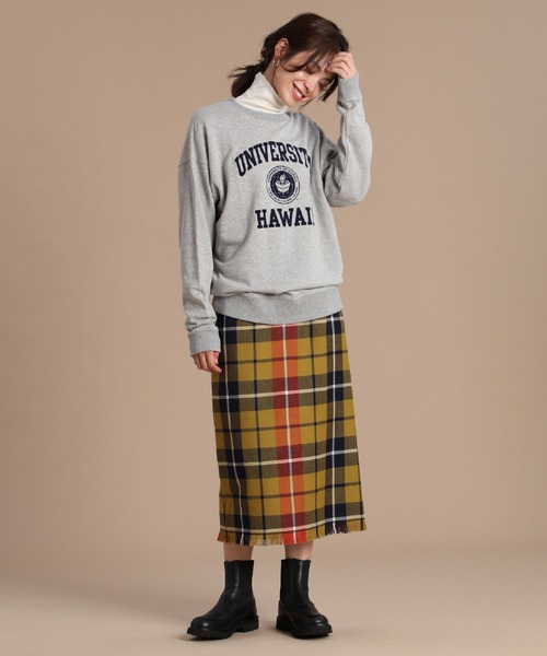 Maison de Beige（メゾンドベージュ）の「《Maison de Beige》大人可愛いカレッジロゴスエット《GOOD ROCK SPEED》（スウェット・レディース・ホワイト/グレー・9号）」の15枚目の写真