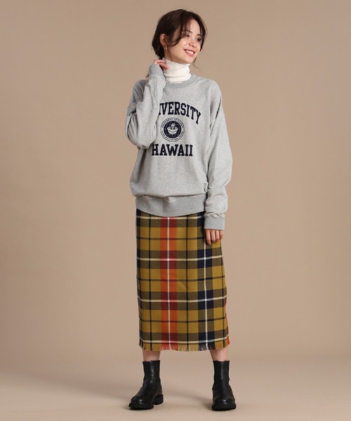 Maison de Beige（メゾンドベージュ）の「《Maison de Beige》大人可愛いカレッジロゴスエット《GOOD ROCK SPEED》（スウェット・レディース・ホワイト/グレー・9号）」の16枚目の写真