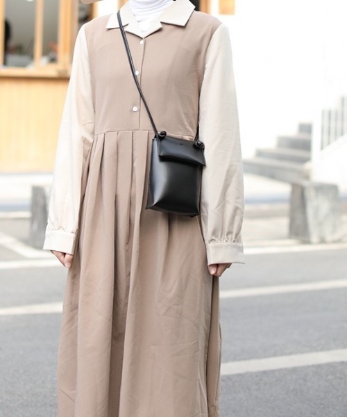 H.Warren（エイチウォーレン）の「ポシェットミニショルダー（ショルダーバッグ・レディース・ブラウン/ブラック/アイボリー・FREE）」の8枚目の写真