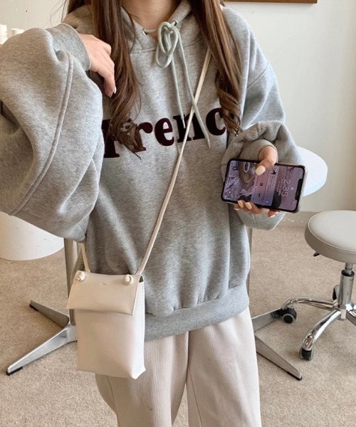 H.Warren（エイチウォーレン）の「ポシェットミニショルダー（ショルダーバッグ・レディース・ブラウン/ブラック/アイボリー・FREE）」の11枚目の写真