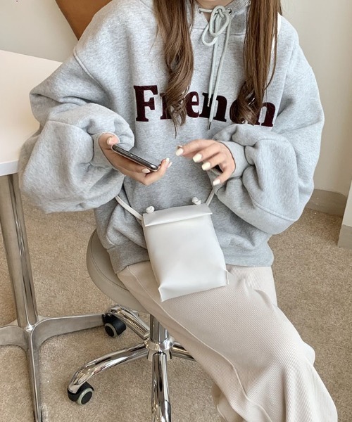 H.Warren（エイチウォーレン）の「ポシェットミニショルダー（ショルダーバッグ・レディース・ブラウン/ブラック/アイボリー・FREE）」の14枚目の写真