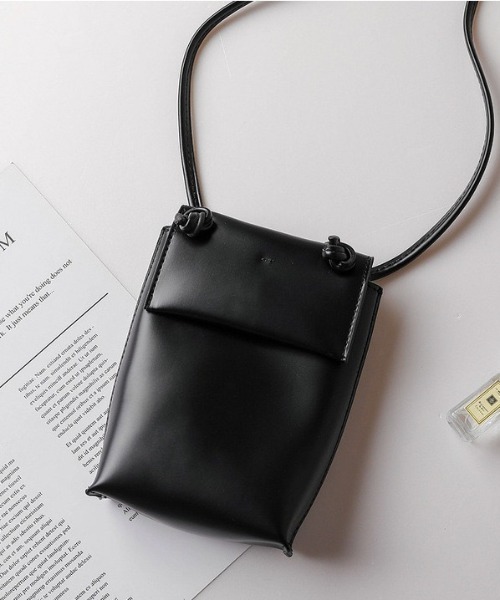 H.Warren（エイチウォーレン）の「ポシェットミニショルダー（ショルダーバッグ・レディース・ブラウン/ブラック/アイボリー・FREE）」の13枚目の写真