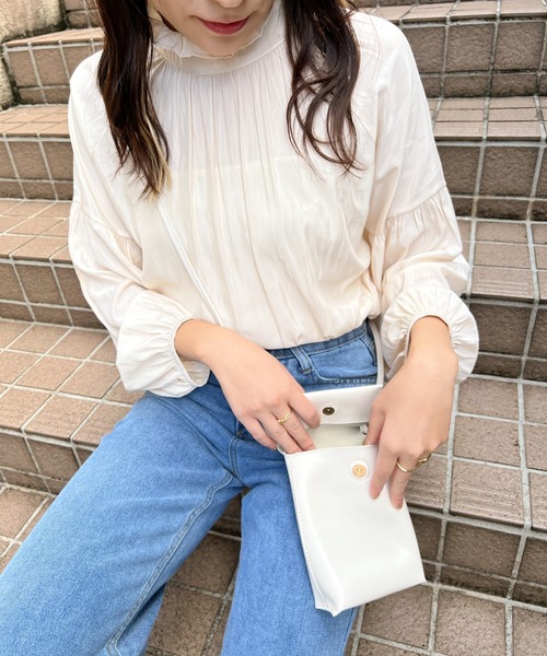 H.Warren（エイチウォーレン）の「ポシェットミニショルダー（ショルダーバッグ・レディース・ブラウン/ブラック/アイボリー・FREE）」の16枚目の写真