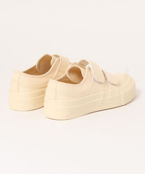 Shoes in Closet（シューズインクローゼット）の「厚底 ベーシック ベルクロ キャンバス スニーカー 7449（スニーカー・レディース・ブラック/アイボリー・L/M/S/LL）」の8枚目の写真