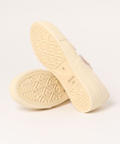 Shoes in Closet（シューズインクローゼット）の「厚底 ベーシック ベルクロ キャンバス スニーカー 7449（スニーカー・レディース・ブラック/アイボリー・L/M/S/LL）」の9枚目の写真