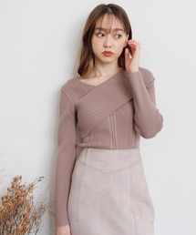 LIPSERVICE | ランダムリブアシメニット(ニット/セーター)