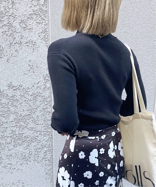 Charles Chaton(シャルルシャトン)の「ポロニットボディースーツ(ニット/セーター・レディース・ホワイト/ブラック・FREE)」の19枚目の写真