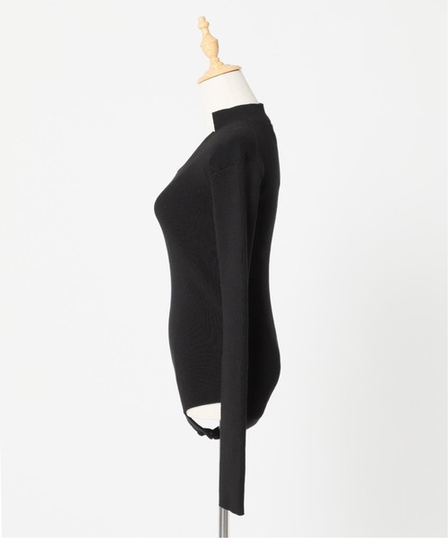 Charles Chaton(シャルルシャトン)の「ポロニットボディースーツ(ニット/セーター・レディース・ホワイト/ブラック・FREE)」の13枚目の写真