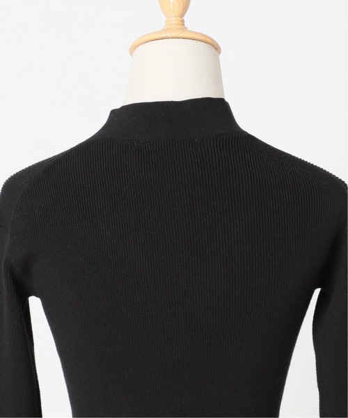 Charles Chaton(シャルルシャトン)の「ポロニットボディースーツ(ニット/セーター・レディース・ホワイト/ブラック・FREE)」の6枚目の写真