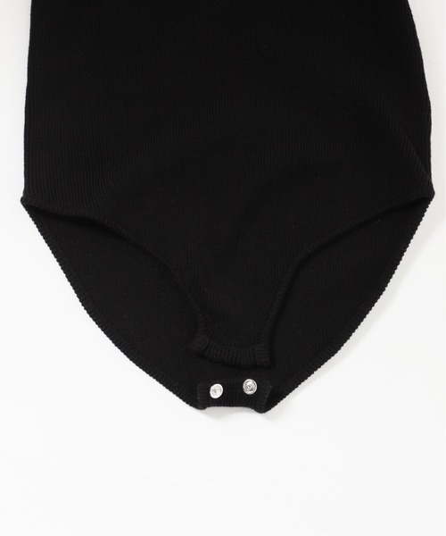 Charles Chaton(シャルルシャトン)の「ポロニットボディースーツ(ニット/セーター・レディース・ホワイト/ブラック・FREE)」の18枚目の写真