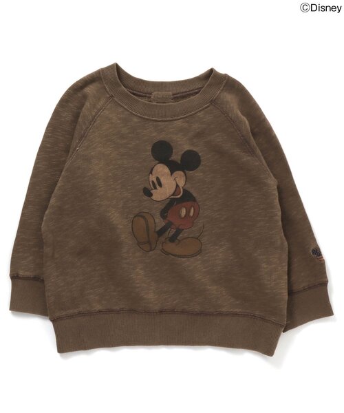 Disney（ディズニー）の「/ディズニーキャラクター　トレーナー（スウェット・キッズ・ブラウン/チャコール/インディゴブルー/キナリ・80/95/140/90/120/110/130/100）」の3枚目の写真