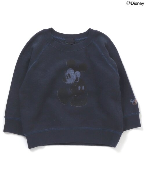 Disney（ディズニー）の「/ディズニーキャラクター　トレーナー（スウェット・キッズ・ブラウン/チャコール/インディゴブルー/キナリ・80/95/140/90/120/110/130/100）」の4枚目の写真