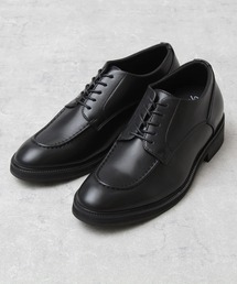 glabella（グラベラ）の「インヒール Uチップ オックスフォードシューズ / フェイクレザー ヒールシューズ / シークレットインソール（ドレスシューズ・メンズ）」