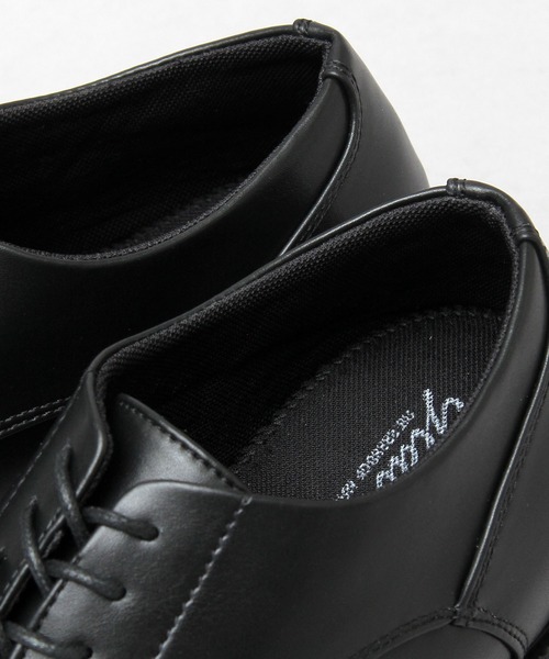 glabella（グラベラ）の「インヒール Uチップ オックスフォードシューズ / フェイクレザー ヒールシューズ / シークレットインソール（ドレスシューズ・メンズ・ブラック・S/M/L）」の12枚目の写真