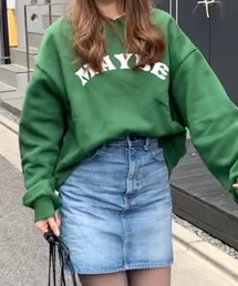 Futier land | 襟付きロゴプリントプルオーバー(スウェット)