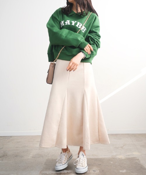 Futier land(フューティアランド)の「襟付きロゴプリントプルオーバー(スウェット・レディース・グレー/ベージュ/グリーン/ブルー・FREE)」の11枚目の写真