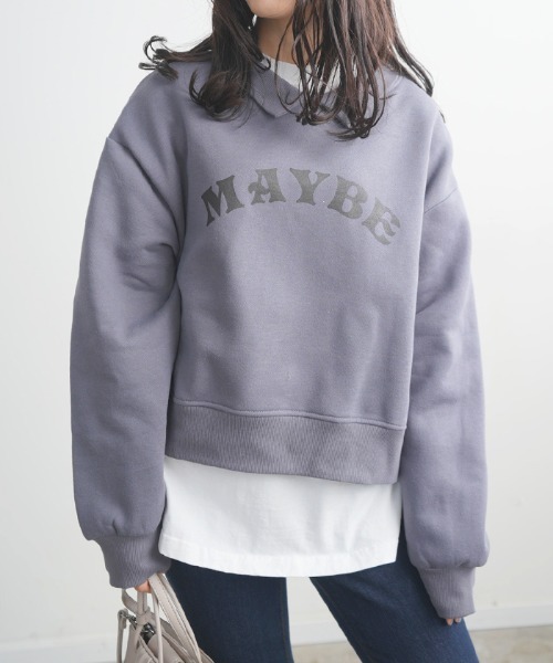 Futier land(フューティアランド)の「襟付きロゴプリントプルオーバー(スウェット・レディース・グレー/ベージュ/グリーン/ブルー・FREE)」の21枚目の写真