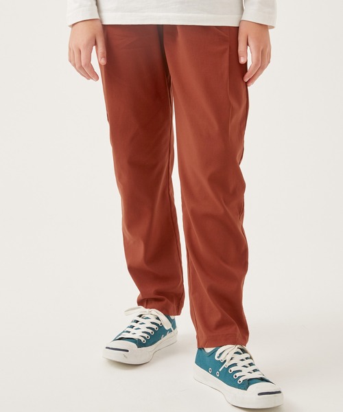 KRIFF MAYER Lady's Collection（クリフメイヤーレディースコレクション）の「むちゃ伸びタックパンツ（その他パンツ・キッズ・キャメル/レンガ/グリーン/ブラック/ネイビー・160/150/170/120/140/130）」の5枚目の写真