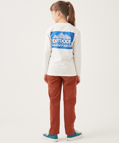 KRIFF MAYER Lady's Collection（クリフメイヤーレディースコレクション）の「むちゃ伸びタックパンツ（その他パンツ・キッズ・キャメル/レンガ/グリーン/ブラック/ネイビー・160/150/170/120/140/130）」の8枚目の写真