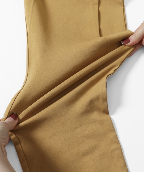 KRIFF MAYER Lady's Collection（クリフメイヤーレディースコレクション）の「むちゃ伸びタックパンツ（その他パンツ・キッズ・キャメル/レンガ/グリーン/ブラック/ネイビー・160/150/170/120/140/130）」の15枚目の写真