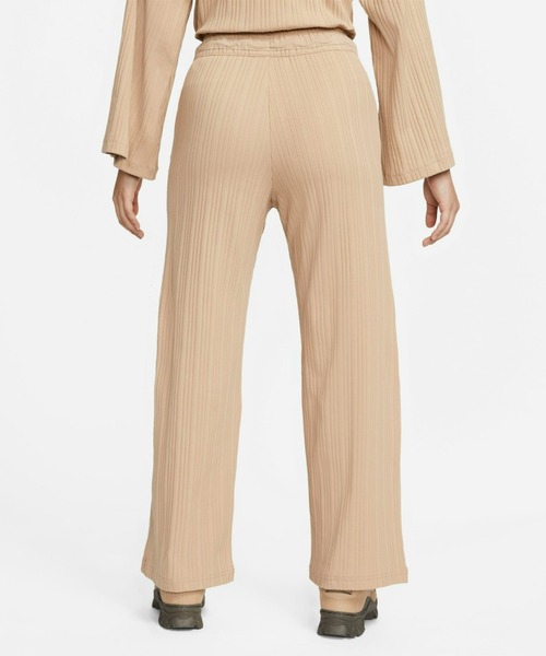 NIKE（ナイキ）の「NIKE AS W NSW JRSY RIB WIDE LEG PNT / ナイキ ウィメンズ リブ ワイド レッグ パンツ 【SP】（その他パンツ・レディース・ブラック/ベージュ・S/M/L）」の8枚目の写真