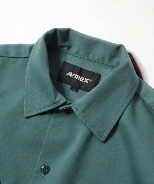AVIREX（アヴィレックス）の「【Dickies × AVIREX】 ロングスリーブ ワークシャツ / LONG SLEEVE WORK SHIRT / アヴィレックス / ディッキーズ（シャツ/ブラウス・メンズ・ブラック/ライトグリーン・MEDIUM/LARGE）」の14枚目の写真