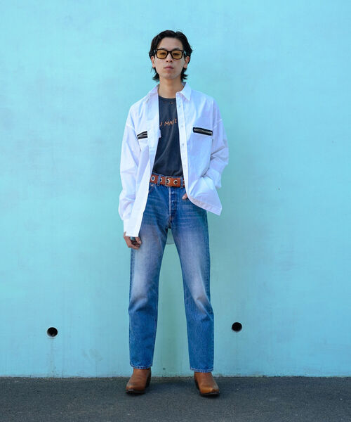 VAPORIZE（ヴェイパライズ）の「VAPORIZE / Zip Punk Shirt（シャツ/ブラウス・メンズ・ホワイト/ブラック/その他・SMALL/MEDIUM/LARGE）」の10枚目の写真