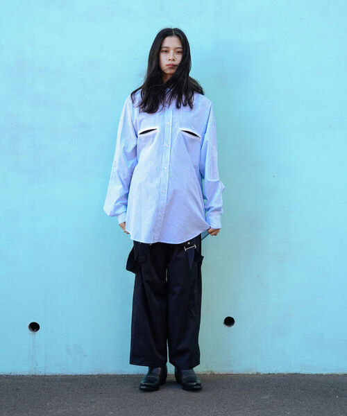 VAPORIZE（ヴェイパライズ）の「VAPORIZE / Zip Punk Shirt（シャツ/ブラウス・メンズ・ホワイト/ブラック/その他・SMALL/MEDIUM/LARGE）」の6枚目の写真