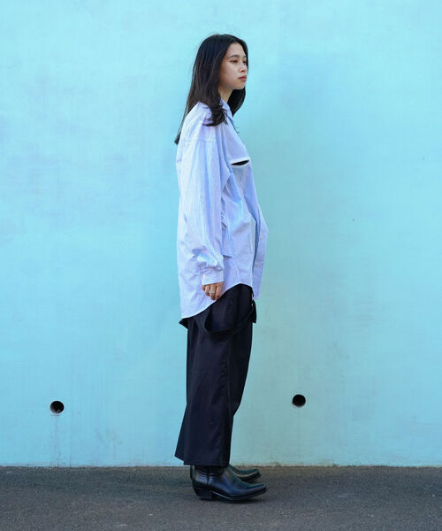 VAPORIZE（ヴェイパライズ）の「VAPORIZE / Zip Punk Shirt（シャツ/ブラウス・メンズ・ホワイト/ブラック/その他・SMALL/MEDIUM/LARGE）」の4枚目の写真