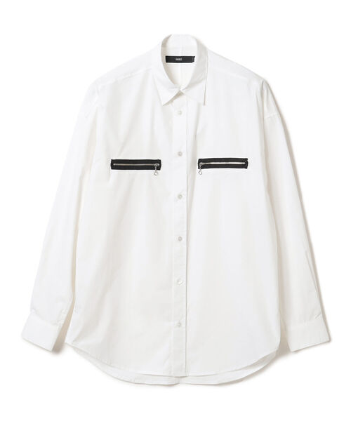 VAPORIZE（ヴェイパライズ）の「VAPORIZE / Zip Punk Shirt（シャツ/ブラウス・メンズ・ホワイト/ブラック/その他・SMALL/MEDIUM/LARGE）」の14枚目の写真