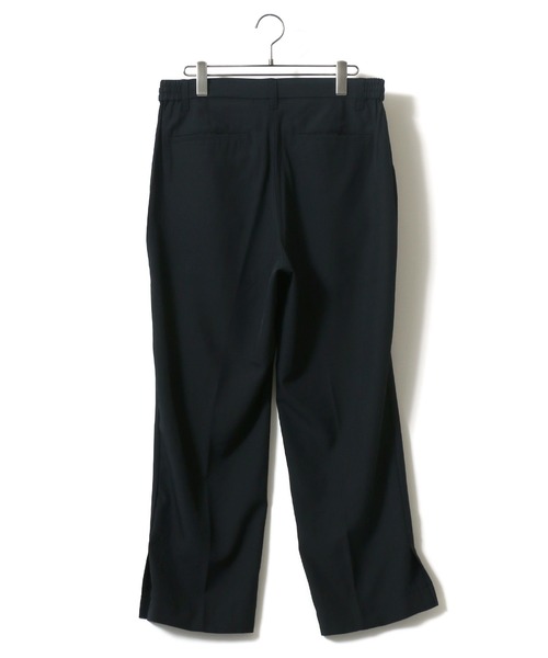 ANPAS(アンパス)の「Hem Side Slit Wide Tuck Pants/裾サイドスリット ワイドタックパンツ スラックス フレアパンツ ブーツカット(スラックス・メンズ・ブラック/ベージュ/グレー/オートミール・LL/M/L)」の5枚目の写真