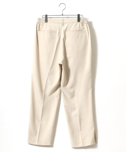 ANPAS(アンパス)の「Hem Side Slit Wide Tuck Pants/裾サイドスリット ワイドタックパンツ スラックス フレアパンツ ブーツカット(スラックス・メンズ・ブラック/ベージュ/グレー/オートミール・LL/M/L)」の8枚目の写真