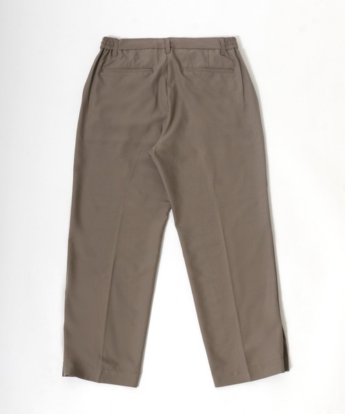 ANPAS(アンパス)の「Hem Side Slit Wide Tuck Pants/裾サイドスリット ワイドタックパンツ スラックス フレアパンツ ブーツカット(スラックス・メンズ・ブラック/ベージュ/グレー/オートミール・LL/M/L)」の10枚目の写真