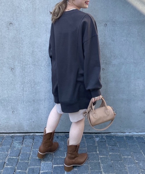 Alley by w closet（アリーバイダブルクローゼット）の「【Alley】ウエスタンブーツ（ブーツ・レディース・グレイッシュベージュ/ダークブラウン系1・M/L）」の14枚目の写真
