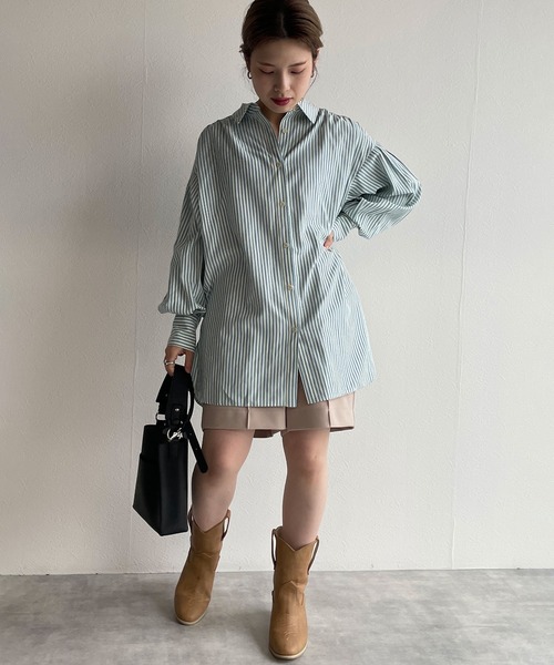 Alley by w closet（アリーバイダブルクローゼット）の「【Alley】ウエスタンブーツ（ブーツ・レディース・グレイッシュベージュ/ダークブラウン系1・M/L）」の17枚目の写真