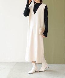 frames RAY CASSIN | カットポンチVネックジャンスカ(ワンピース)