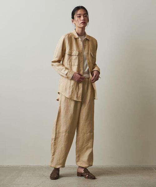 Steven Alan(スティーブンアラン)の「<Steven Alan>HEMP TWILL SHIRT/シャツ(シャツ/ブラウス・レディース・ホワイト/ベージュ・S/M)」の9枚目の写真