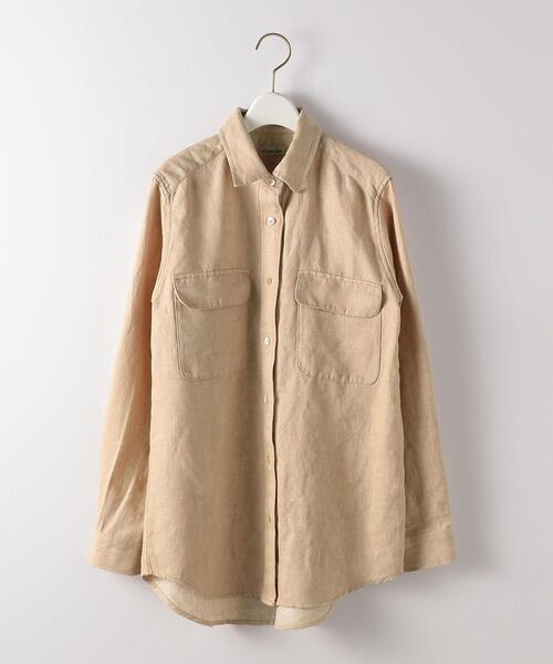 Steven Alan(スティーブンアラン)の「<Steven Alan>HEMP TWILL SHIRT/シャツ(シャツ/ブラウス・レディース・ホワイト/ベージュ・S/M)」の10枚目の写真