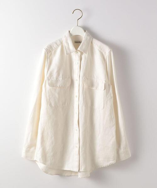 Steven Alan(スティーブンアラン)の「<Steven Alan>HEMP TWILL SHIRT/シャツ(シャツ/ブラウス・レディース・ホワイト/ベージュ・S/M)」の16枚目の写真