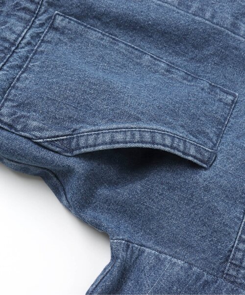 apres les cours（アプレレクール）の「フード付きデニムジャケット（デニムジャケット・キッズ・ブラック/ブルー・120/80/130/90/100/110）」の4枚目の写真