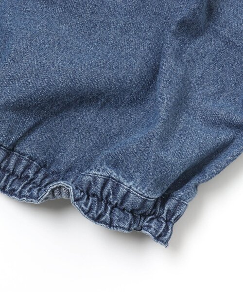 apres les cours（アプレレクール）の「フード付きデニムジャケット（デニムジャケット・キッズ・ブラック/ブルー・120/80/130/90/100/110）」の3枚目の写真