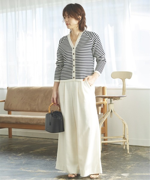 plage（プラージュ）の「【ORSETTO/オルセット】MERCATO BAMBOOバッグ◆（ハンドバッグ・レディース・ブラック/ホワイト・FREE）」の8枚目の写真