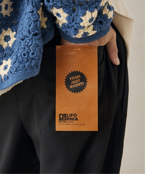 JOURNAL STANDARD relume（ジャーナルスタンダード　レリューム）の「CALIFORNIA ツータック シェフパンツ2（その他パンツ・メンズ・ネイビー/ブラック/サックスブルー/ベージュ・S/M/L）」の17枚目の写真