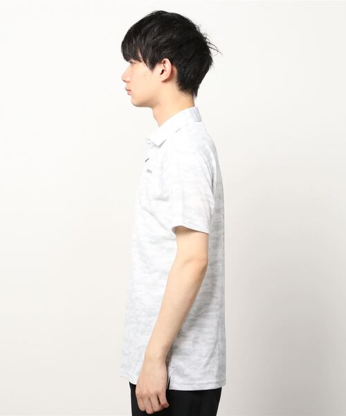 BRIEFING（ブリーフィング）の「MENS 02 CAMO WC SHIRT（ポロシャツ・メンズ・ブラック/ホワイト/ネイビー・L/M）」の4枚目の写真