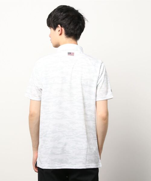 BRIEFING（ブリーフィング）の「MENS 02 CAMO WC SHIRT（ポロシャツ・メンズ・ブラック/ホワイト/ネイビー・L/M）」の5枚目の写真
