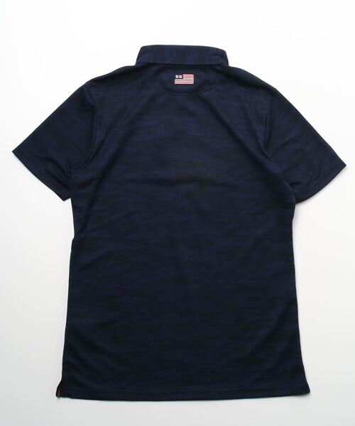 BRIEFING（ブリーフィング）の「MENS 02 CAMO WC SHIRT（ポロシャツ・メンズ・ブラック/ホワイト/ネイビー・L/M）」の7枚目の写真
