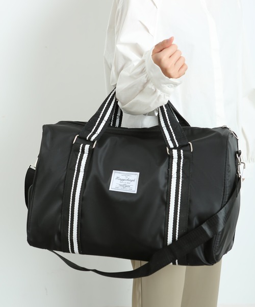 TABI PAL（タビパル）の「スポーツバッグ　旅行バッグ（ボストンバッグ・レディース・ローズ/レッド/ブラック/ミント/ピンク/パープル・FREE）」の17枚目の写真